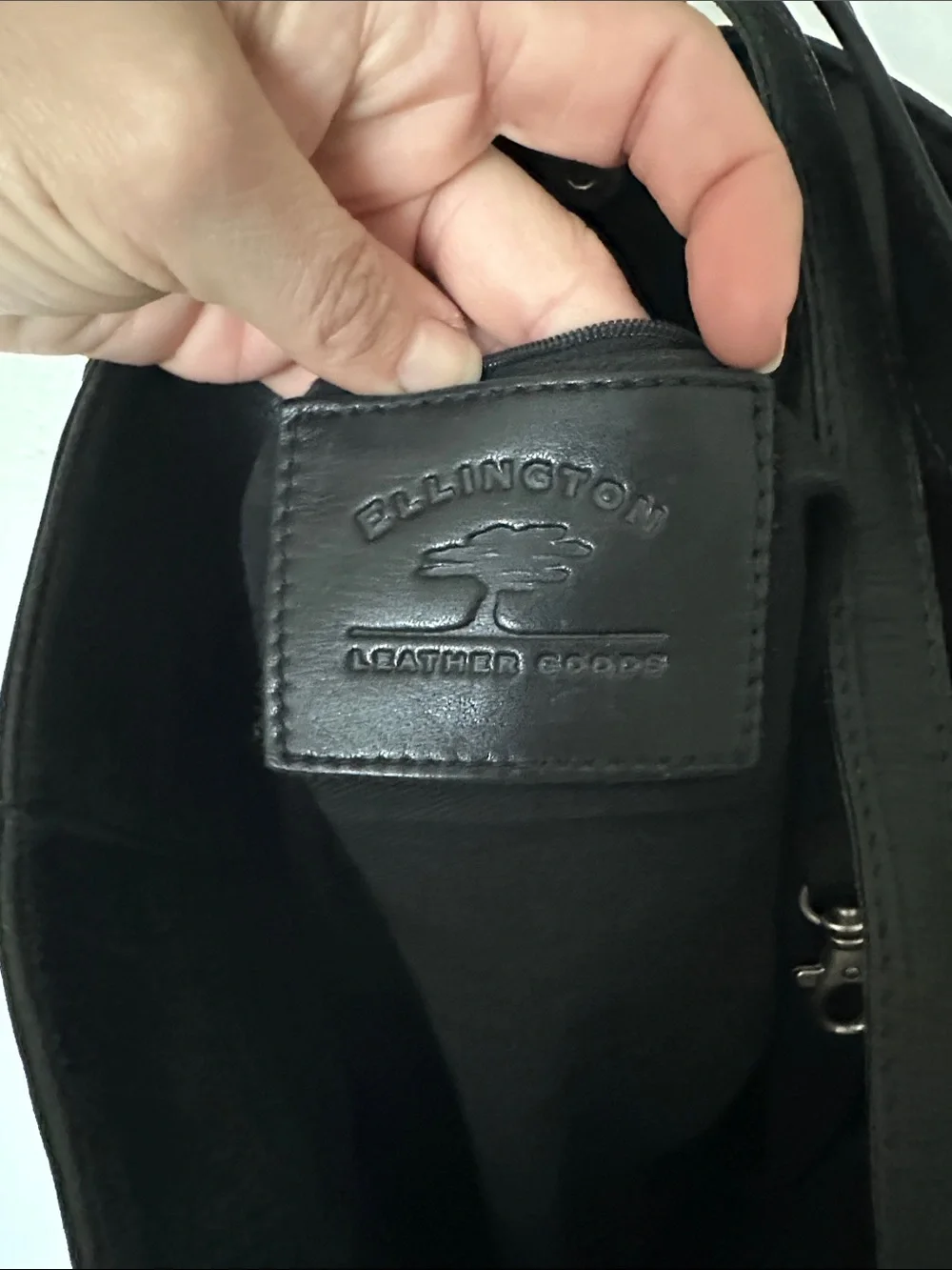 Black Leather Tote Bag/backpack- Classic Everyday Carry